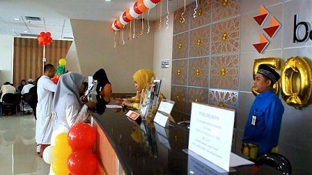 Sambut Hari Jadi ke-50, Bank Riau Kepri Pasir Pengaraian Santuni Anak Yatim