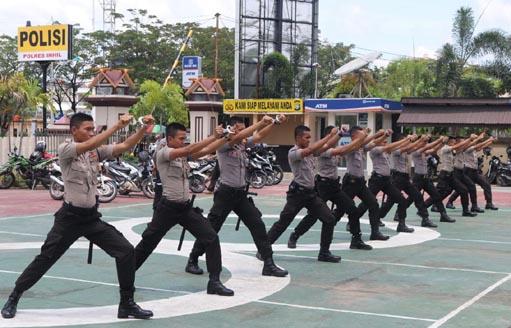 Terus Diasah Kemampuan Brigadir Remaja di Polres Inhil