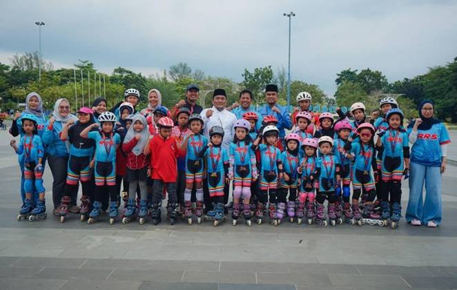 Wawako Dumai Hadiri Halal Bi halal RRS, Dukung Pembinaan Atlet Muda