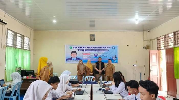8.712 Siswa SMP/MTS di Bengkalis Terkendala Ikuti TKA, Akibat Server Error