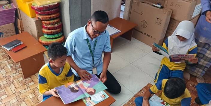 Perkuat Budaya Membaca, Apical Hadirkan Bantuan BukuUntuk Siswa SDN 05 Lubuk Gaung Dumai