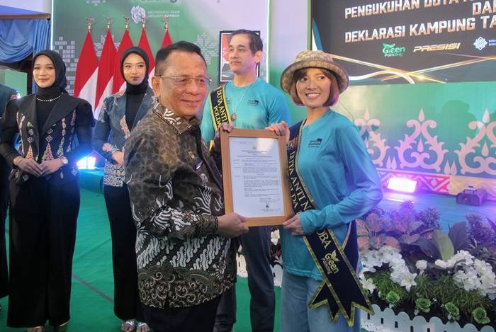 Polda Riau Kukuhkan 23 Duta Anti Narkoba, Bupati Rohil Dukung Desa Panipahan Jadi Kampung Tangguh