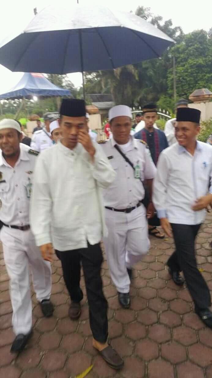 Ribuan Masyarakat Hadiri Tausiah Ustads Abdul Somad di Kecamatan Tanah Putih Tanjung Melawan