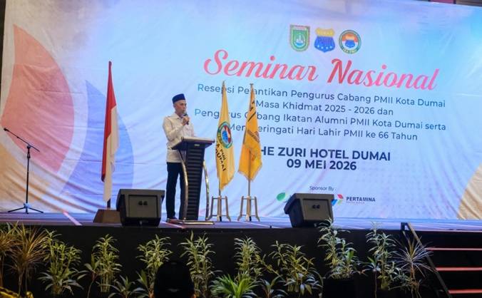 Hadiri Pelantikan PC IKA PMII & PC PMII Dumai, Wako H Paisal Ajak Kader Beri Kontribusi Nyata untuk Pembangunan Daerah