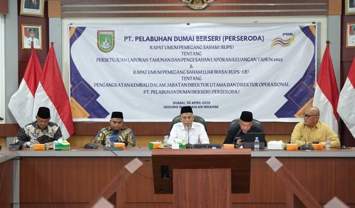 RUPS dan RUPSLB PT PDB Berjalan Sukses, Wako Dumai Apresiasi Pertumbuhan Bisnis