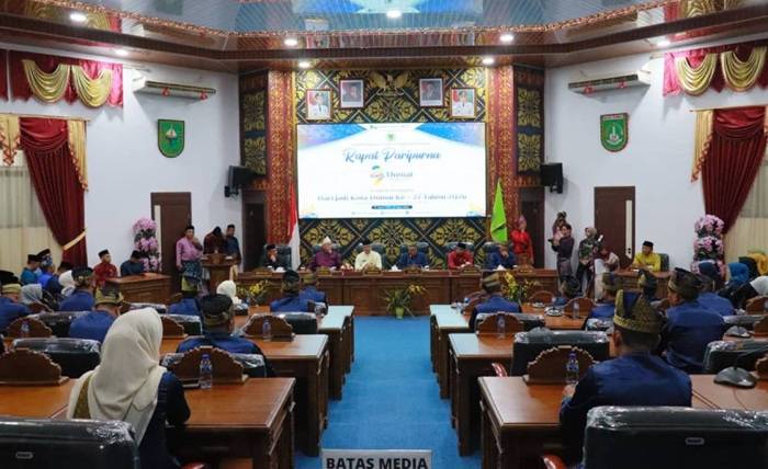 Paripurna Hari Jadi ke-27 Tahun Kota Dumai, Paisal Ajak Seluruh Elemen Pererat Persatuan Bangun Dumai