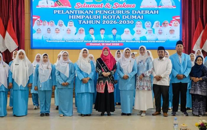 Pengurus HIMPAUDI Kota Dumai Resmi Dilantik, Bunda PAUD Ajak Perkuat Pendidikan Sejak Dini