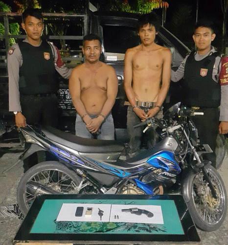 Dua Perampok Pick Up Berpistol Ditangkap Polisi