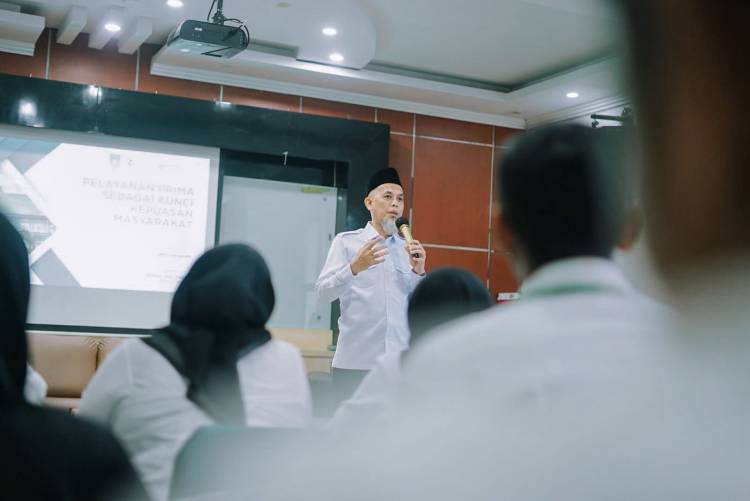 Wujudkan Kepuasan Masyarakat, Wako H Paisal Sampaikan Paparan Terkait Pelayanan Prima di RSUD dr. Suhatman, MARS