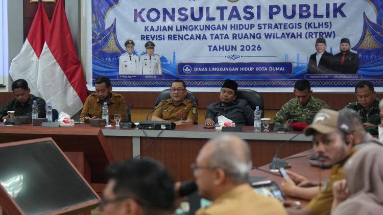 Prioritas Pembangunan Yang Berkelanjutan, Pemko Dumai Gelar KLHS Revisi RTRW Kota Dumai tahun 2024-2026