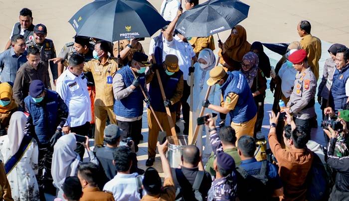 Bupati Rohil dan Kapolres Deklarasikan Rohil Bersinar Bebas Narkoba