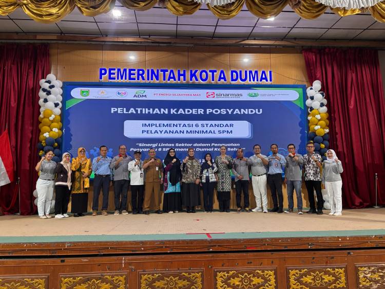 Pemko Dumai Apresiasi Gebrakan Sinarmas Bersama Yayasan Tzu Chi Gelar Pelatihan Kader Posyandu