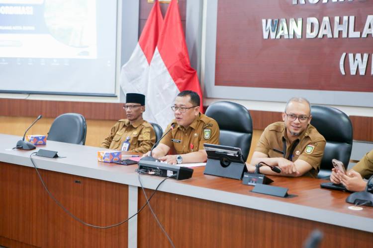 Sekda Fahmi Rizal Pimpin Rakor Teknis Forum Penataan Ruang, Bahas Revisi Tata Ruang Hingga Rencana Strategis 20