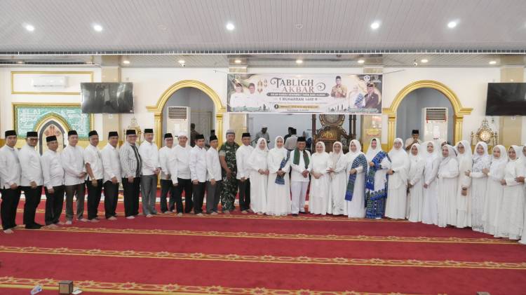 Semarak 1 Muharram 1448 H, Pemkab Rohil Bersama BKMT, IWAPI, dan Baznas Gelar Tabligh Akbar