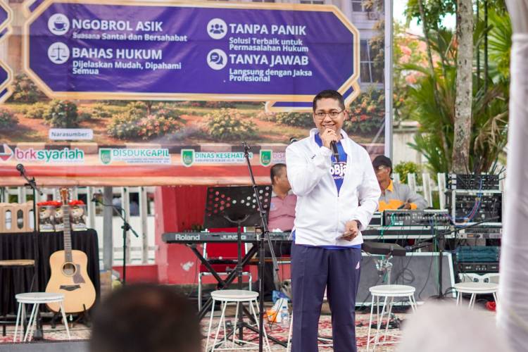 Hadiri Peluncuran NGOBJAR, Wabup Jhony Charles Puji Inovasi Pelayanan Publik Kajari Rohil