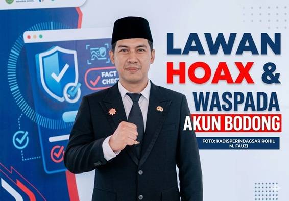 Cegah Hoaks Ganggu Ekonomi di Rohil, Kadisperindagsar Ajak Warga Bijak Bermedia Sosial