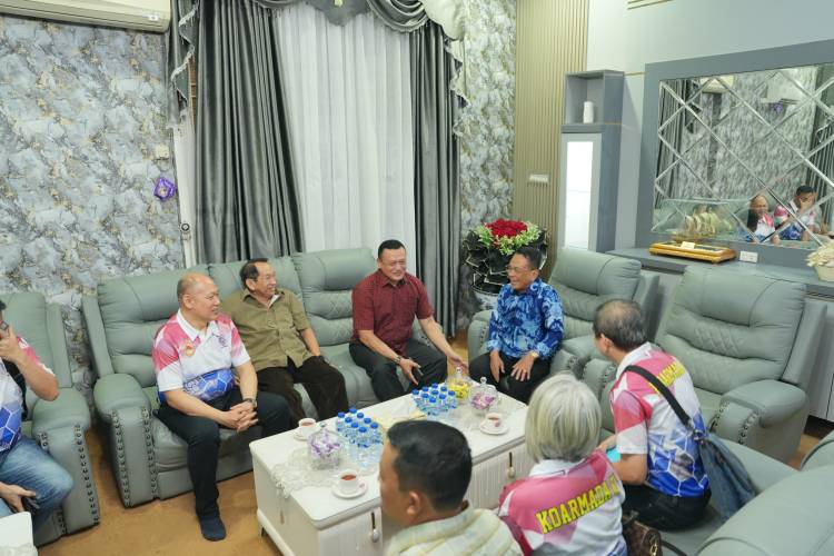 Perkuat Sinergi Maritim, Bupati Rohil H. Bistamam Sambut Hangat Kunjungan Dankodaeral I di Negeri Seribu Kubah