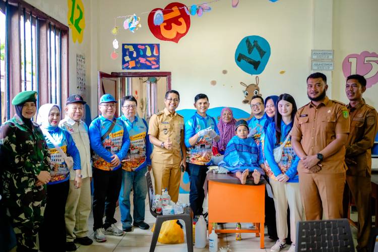Sambut Bakar Tongkang 2026, Wabup Rohil Buka Sunat Massal dan Resmikan Sinergi RSUD Pratomo-RS Prima