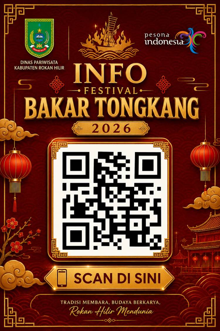 Hampir 90 Ribu Orang Pindai QR Code Festival Bakar Tongkang 2026, Ada Apa di Dalamnya
