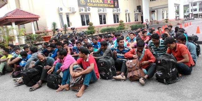 61 Warga Bangladesh Segera Dideportasi dari Dumai