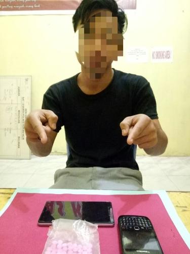 Tim Sat Narkoba Polres Rohil Ciduk Pemilik 35 Pil Ekstasi di Perumahan DL Sitorus