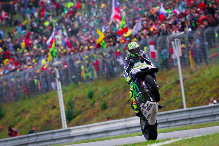  Valentino Rossi Coba Sasis Baru di Sirkuit Silverstone 