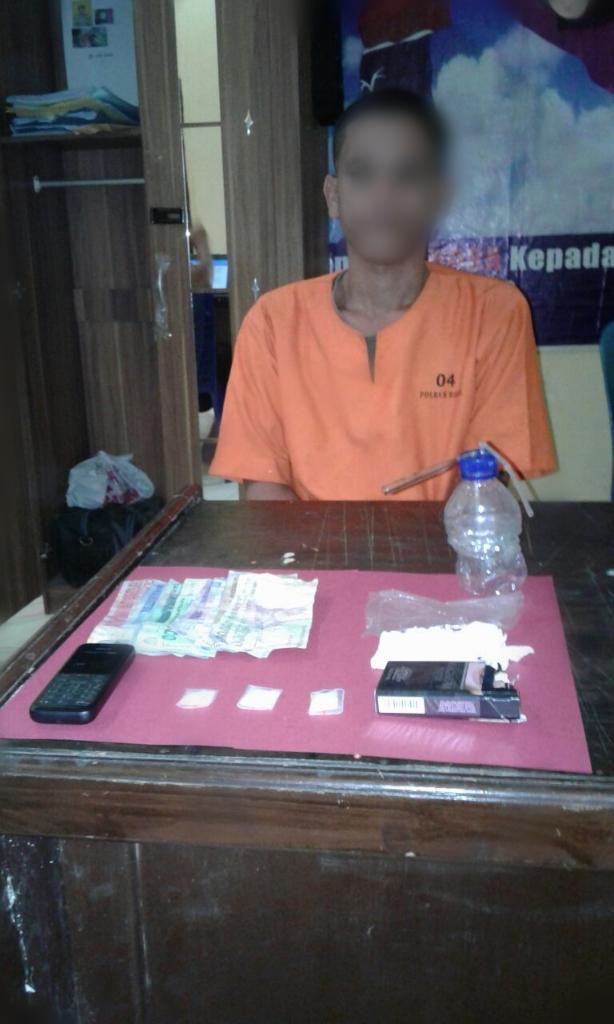 Pemilik 3 Paket Sabu, Warga Baganbatu Diciduk di Kafe