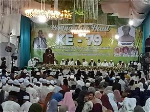 Dampingi UAS dan Pejabat Provinsi, Bupati Rohil H. Bistamam Hadiri Haul ke-80 Syekh Oesman Syahbuddin