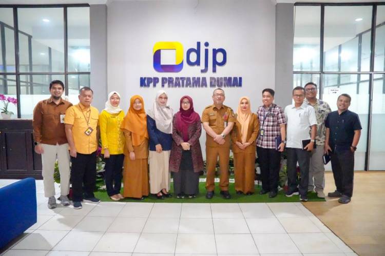 Perkuat Sinergi Fiskal dan Optimalisasi PAD, Sekda Fahmi Rizal Melakukan Silaturahmi dan FKP  Bersama KPP Pratama Dumai 