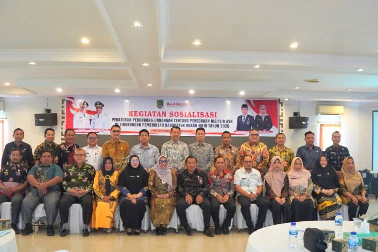 Gelar Sosialisasi Disiplin ASN, BKPSDM Rohil Catat 47 Pegawai Kena Sanksi