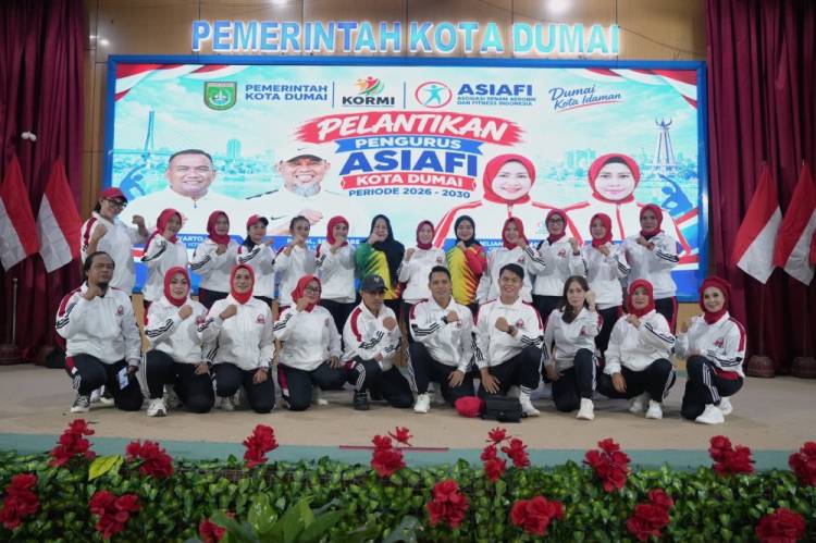 Syarifah Resmi Pimpin ASIAFI Kota Dumai Periode 2026&ndash;2030, Pemko Dorong ASIAFI Jadi Mitra Strategis Gaungkan Gaya Hidup Sehat
