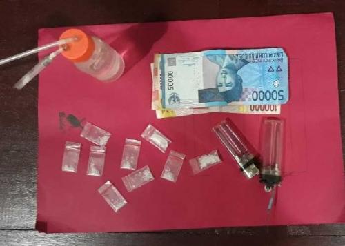 Di Inhu, 2 Terduga Pengedar Jadikan Posyandu Tempat Transaksi