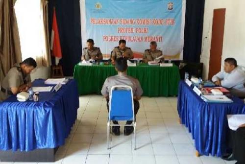Usai Diputuskan PTDH, 2 dari 3 Personil Polres Kepulauan Meranti Ajukan Banding