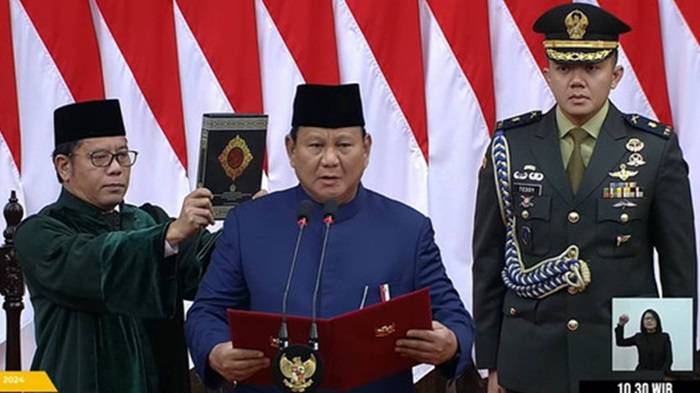 Presiden Prabowo dan Wapres Gibran Resmi Dilantik