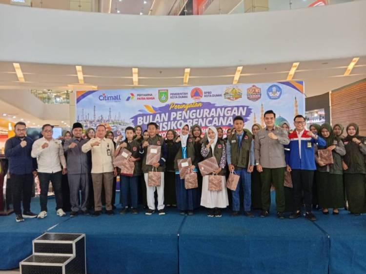 Perkuat Mitigasi Daerah, Pemko Dumai Melalui BPBD Luncurkan Aplikasi Adinda Idaman dan Tim PISB di Puncak Bulan PRB