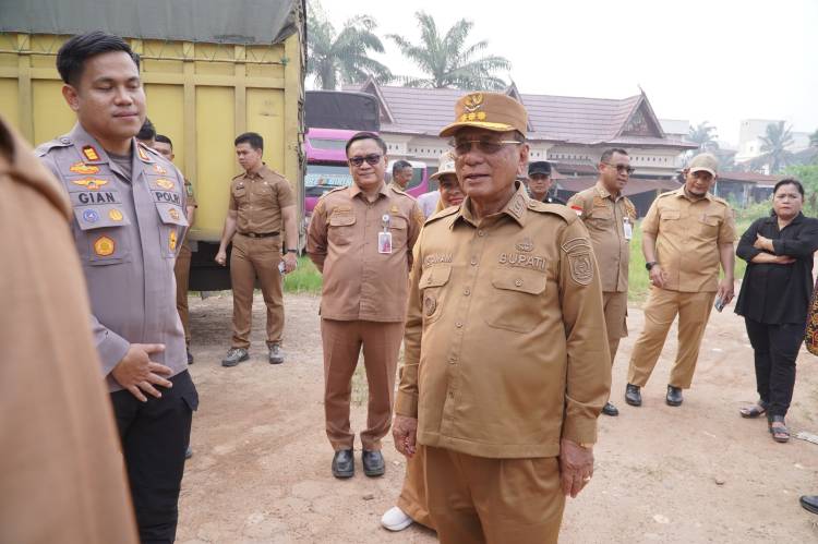 Usai Pelantikan TP. PKK Kecamatan Balai Jaya, Bupati H. Bistamam Tinjau Jembatan Dan Serap Aspirasi Masyarakat