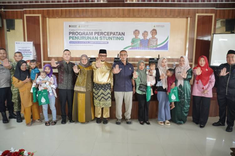 Sinergi Entaskan Stunting, Sekda Rohil Sarman Syahroni Ajak Semua Elemen Gotong Royong