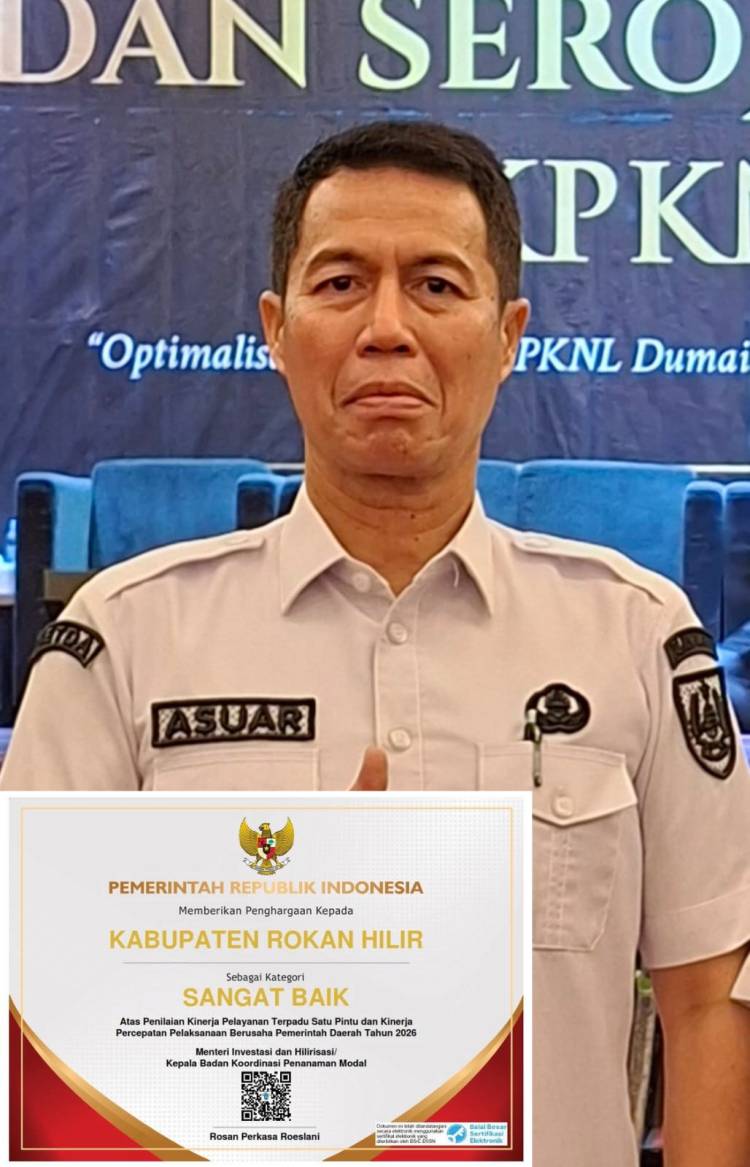 Bawa Pulang Predikat Sangat Baik dari Kementerian Investasi, DPMPTSP Rohil Bertekad Jaga Mutu dan Dukung Visi Daerah