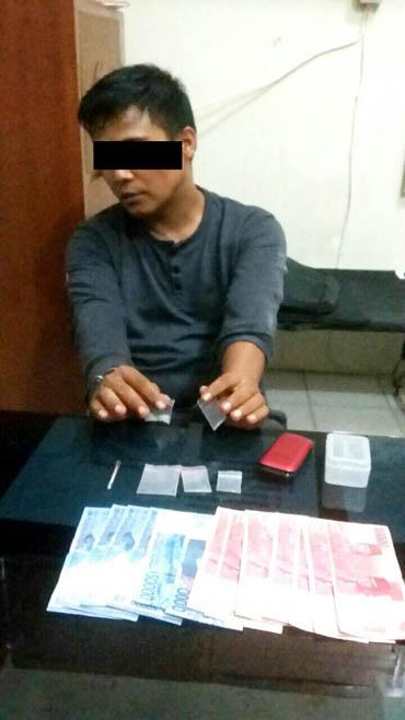 Seorang Pengedar Shabu-Shabu di Jalan Sei Kampar Bangkinang