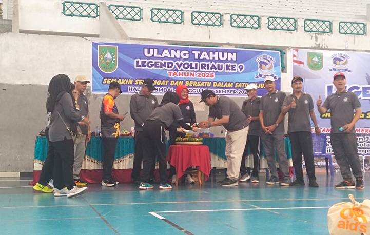 HUT Legend Voli Riau Ke-9 Meriah Dan Bertabur Hadiah