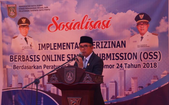 DPMPTSP Dumai Sosialisasi Implementasi Perizinan Berbasis OSS