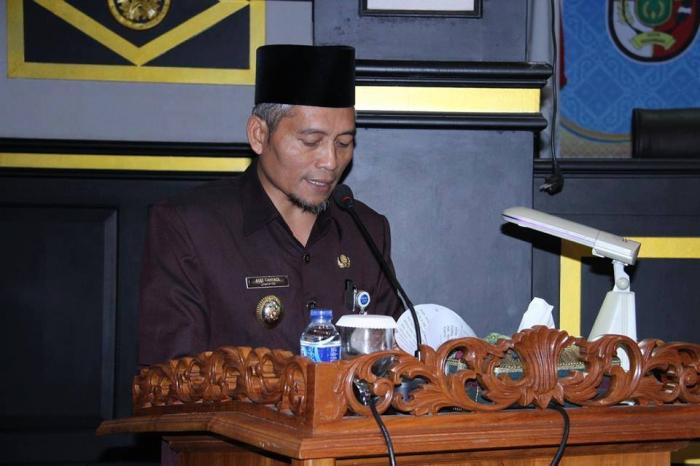 Sidang Paripurna Jawaban Kepala Daerah Terhadap Pandangan Umum Fraksi Ranperda Pengelolaan Barang Milik Daerah