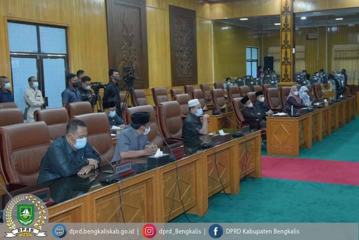 Banggar Sampaikan Saran dan Masukan terkait LKPJ Bupati Bengkalis TA 2020