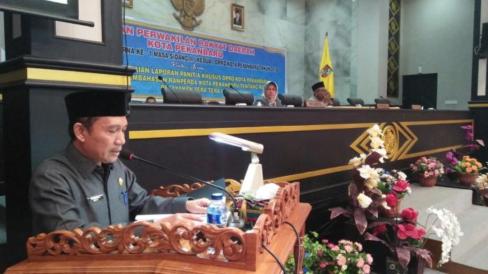 Pengesahan Perda Retribusi Tera Ulang Kota Pekanbaru