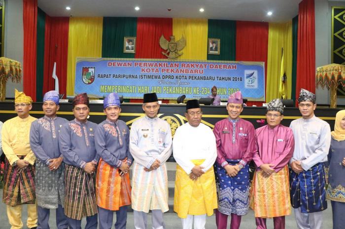 DPRD Kota Pekanbaru Gelar Sidang Paripurna Istimewa