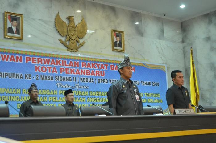 DPRD Gelar Paripurna Penyampaian Pertanggungjawaban Pelaksanaan APBD Tahun 2017