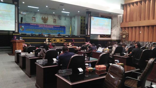 Rapat Paripurna DPRD Pekanbaru Tentang Pertanggungjawaban Pelaksanaan APBD Kota Pekanbaru Tahun 2017