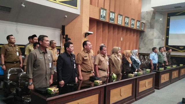 Rapat Paripurna DPRD Pekanbaru Tentang Pertanggungjawaban Pelaksanaan APBD Kota Pekanbaru Tahun 2017