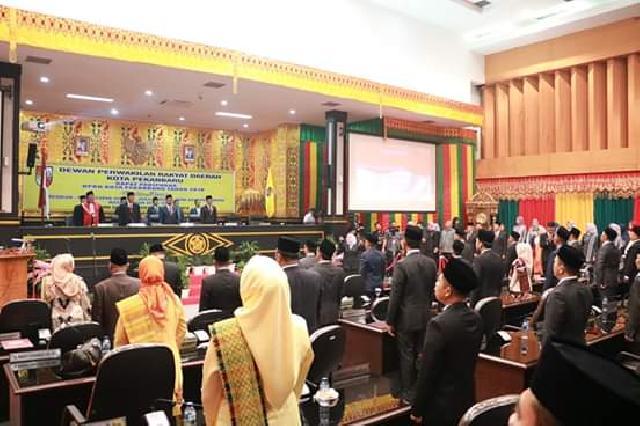 Pelantikan 45 Anggota DPRD Pekanbaru 2019-2024