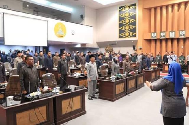 DPRD Pekanbaru Sahkan APBD Murni 2020 Rp2,34 Triliun